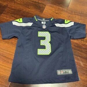 NFL Seattle Seahawks Blue and Green Jersey boys L.